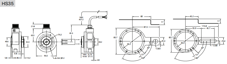HS35 Heavy Duty Incremental Encoders - Civiti