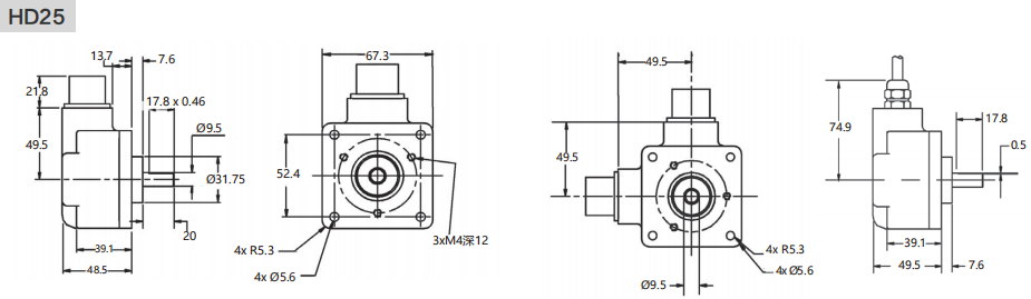 HD25, HS25D Encoders - Civiti
